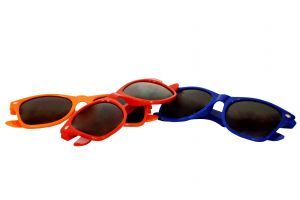Sonnenbrille: orange, rot, blau 0